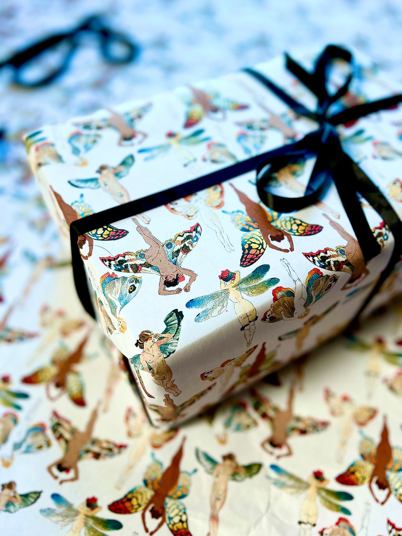 Butterfly Lady Gift Wrap Sheets